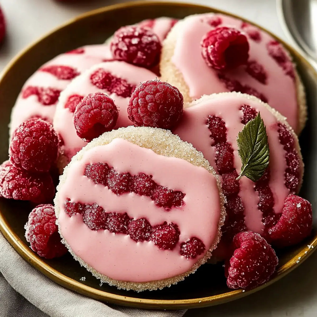 Raspberry Sugar Cookies
