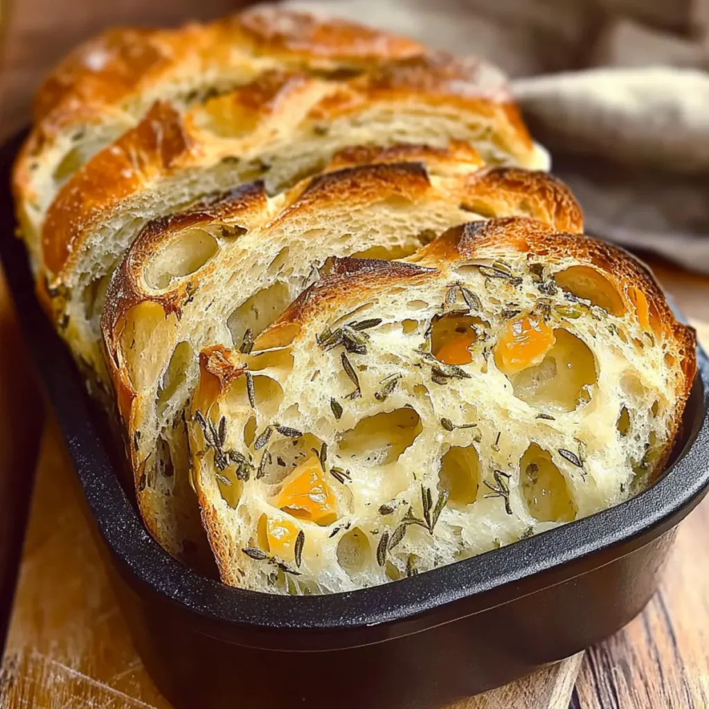 Bread Machine Italian Herb & Cheese Bread