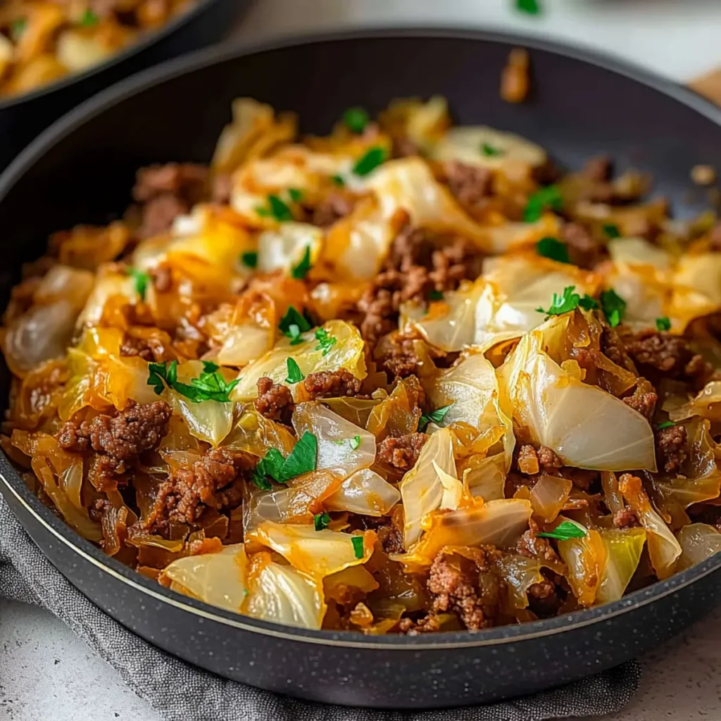 Easy Cabbage & Minced Beef in a Pan Recipe Ready in 20 Minutes