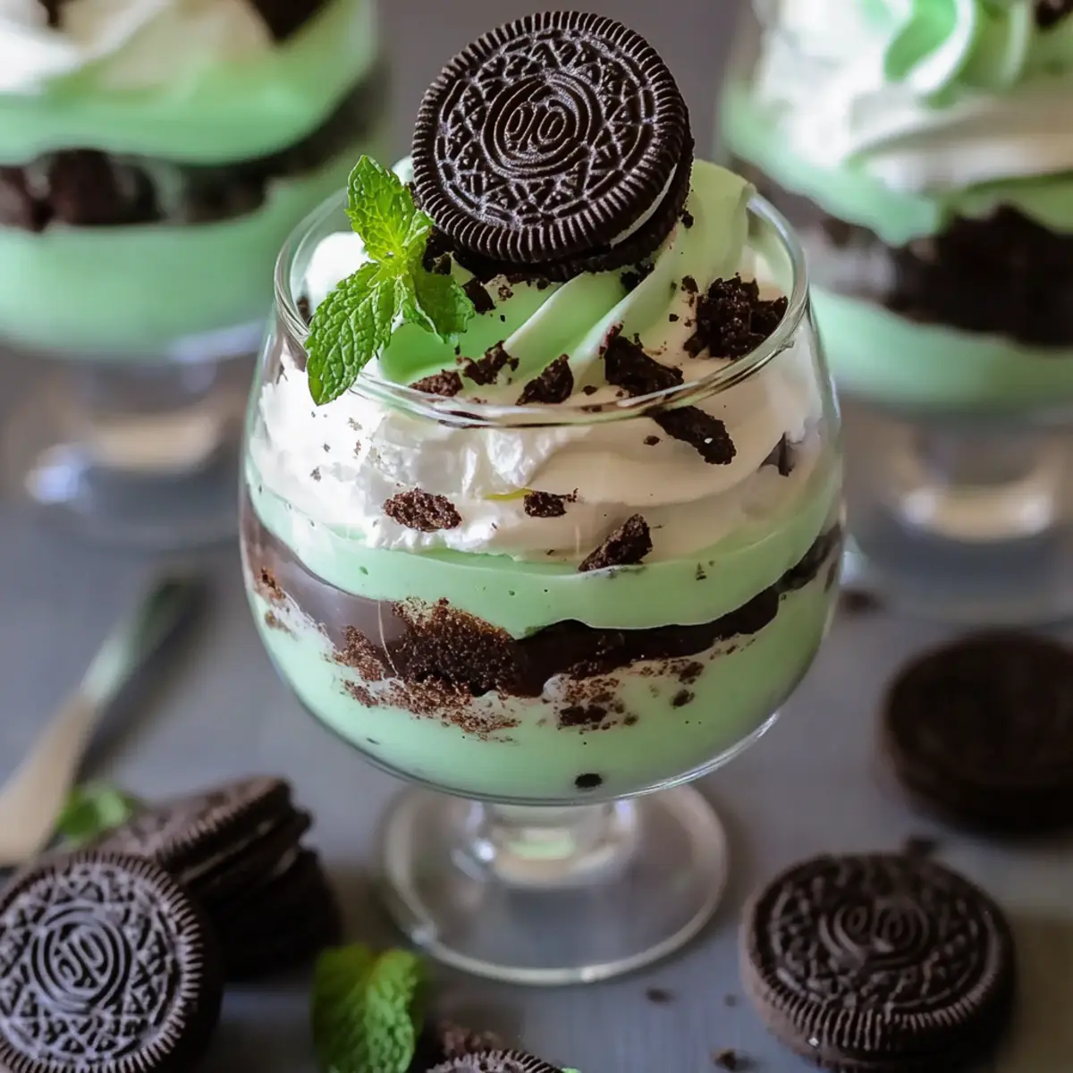 Delicious Mint Oreo Parfaits: A Simple No-Bake Dessert Recipe
