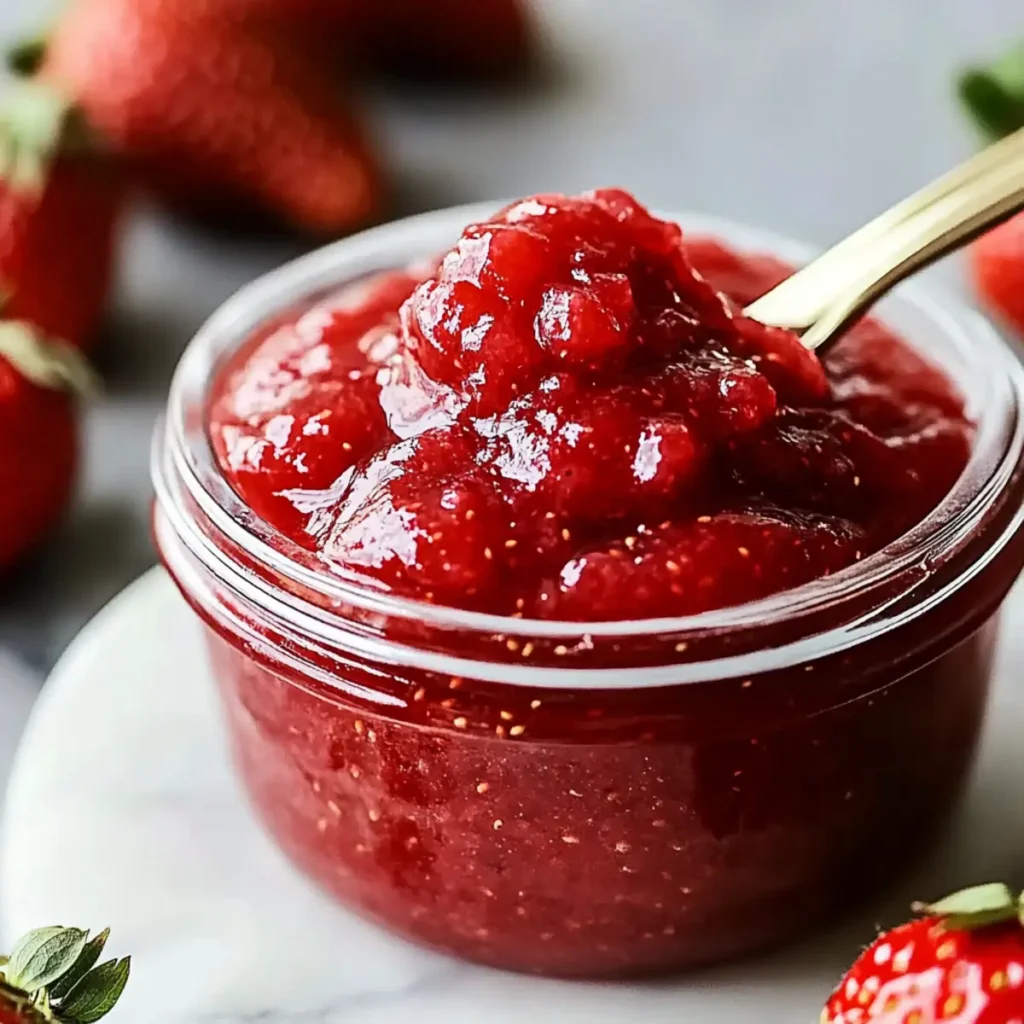 Easy Homemade Strawberry Sauce Recipe in Just 20 Minutes