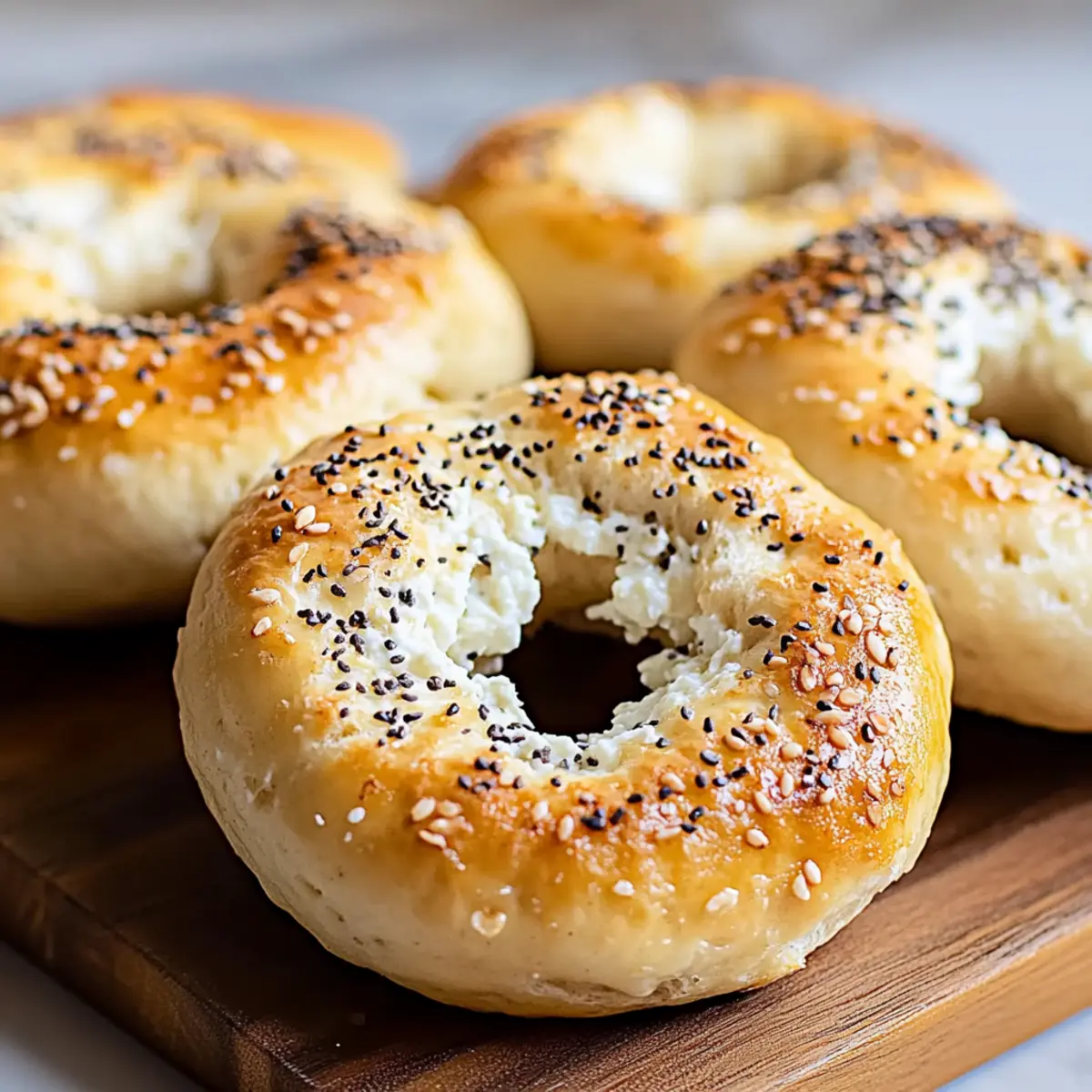 Keto Cottage Cheese Bagels