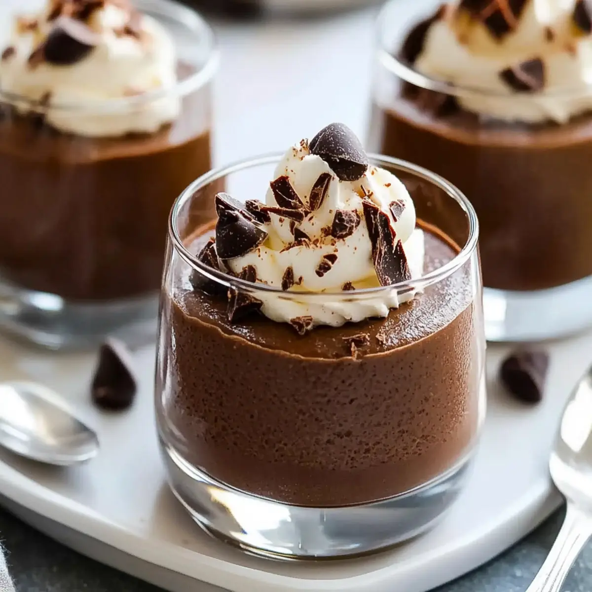 Delicious Easy Chocolate Mousse Dessert Cups