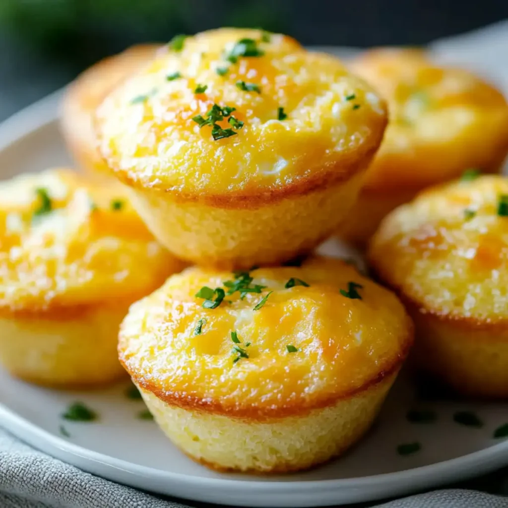 Cheesy Breakfast Muffin Bites Recipe with Cottage Cheese and Eggs