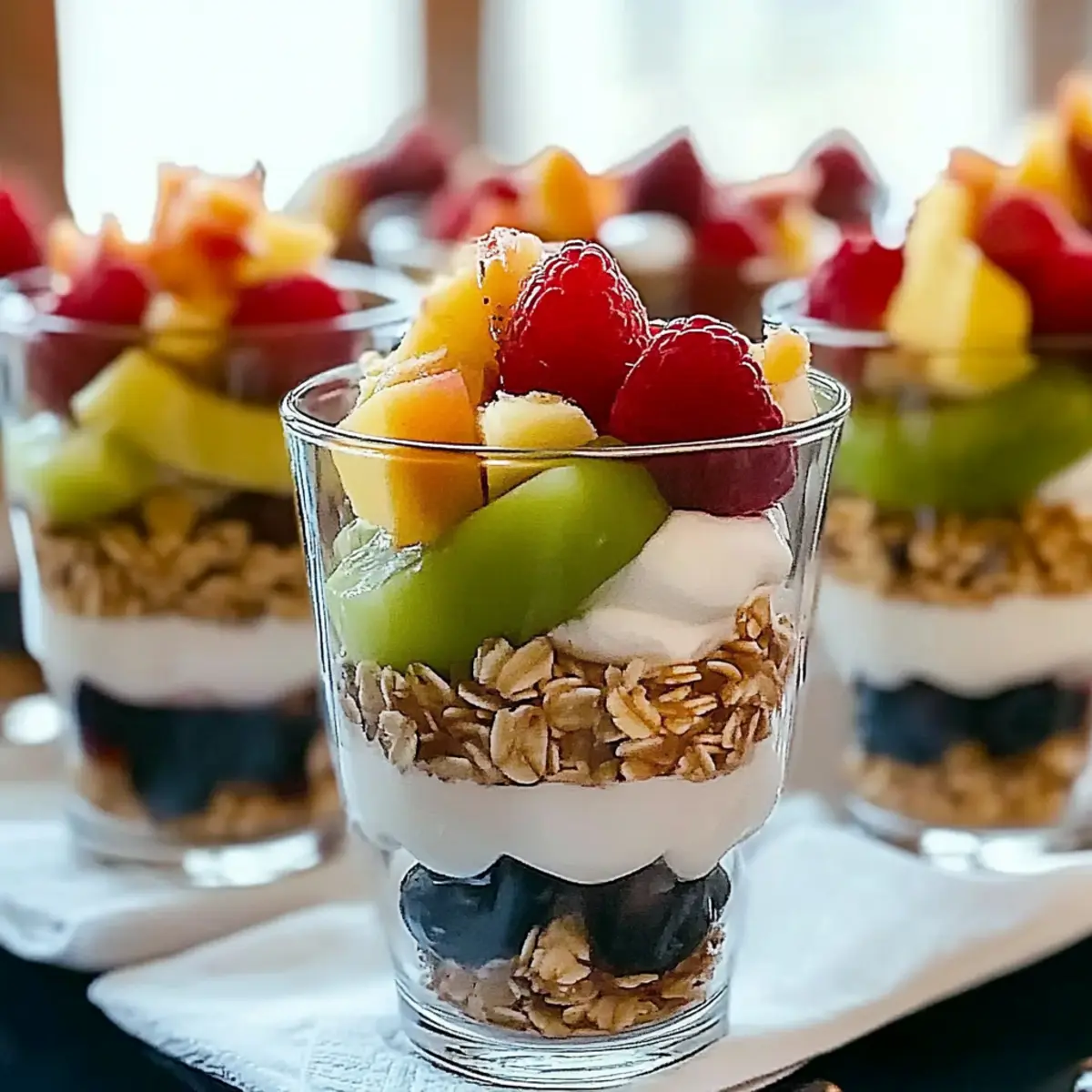 Fancy Yogurt Parfait Brunch Bar Setup