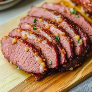 Brown Sugar & Mustard Glazed Corned Beef