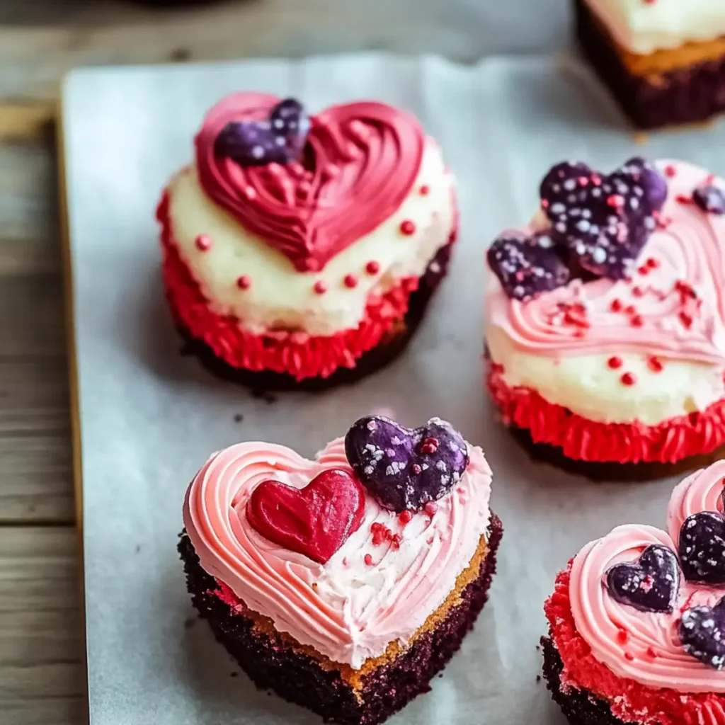 Mini Heart Cakes