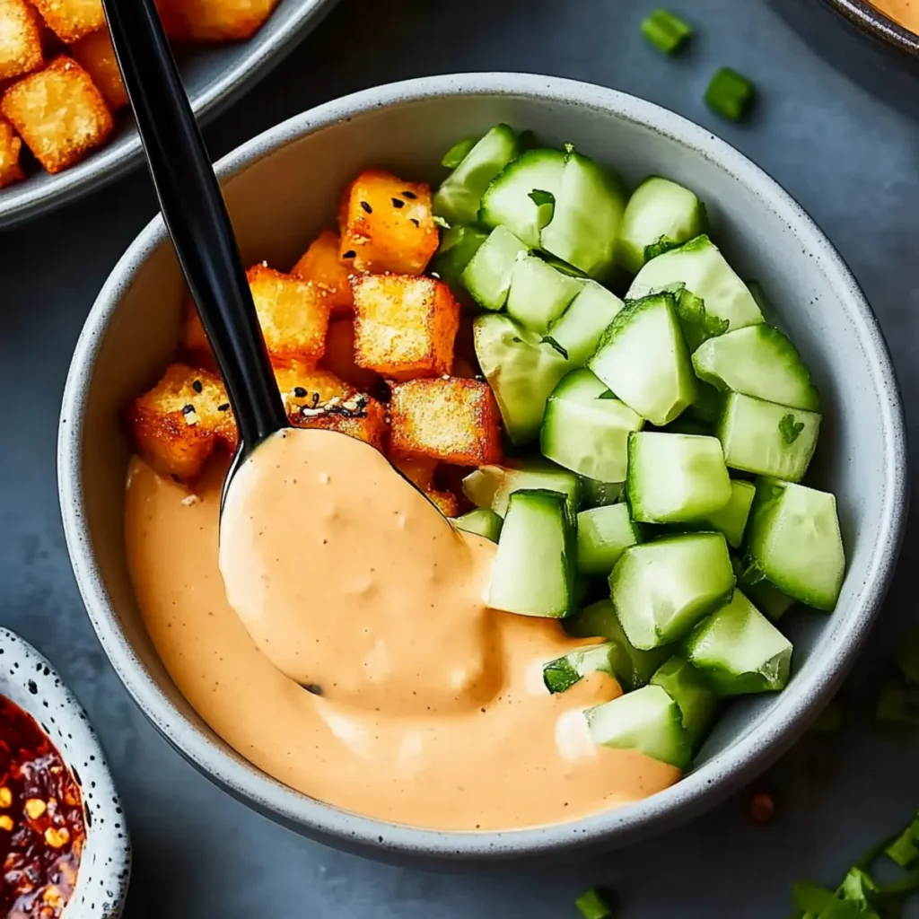 Easy Spicy Sriracha Mayonnaise Recipe for Perfect Sushi Bowls
