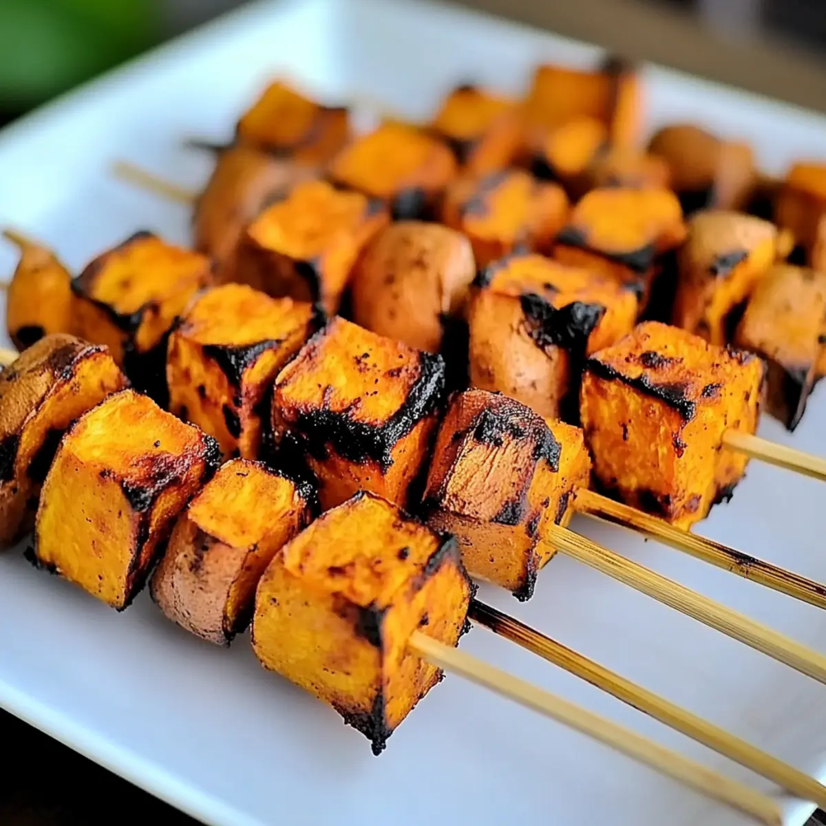 Grilled Sweet Potato Skewers