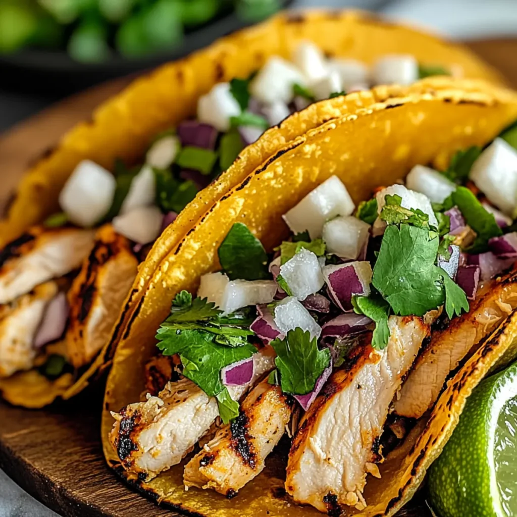 Grilled Chicken Tacos